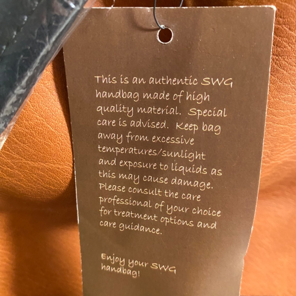 Authentic Leather SWG Handbag - Picture 9 of 9